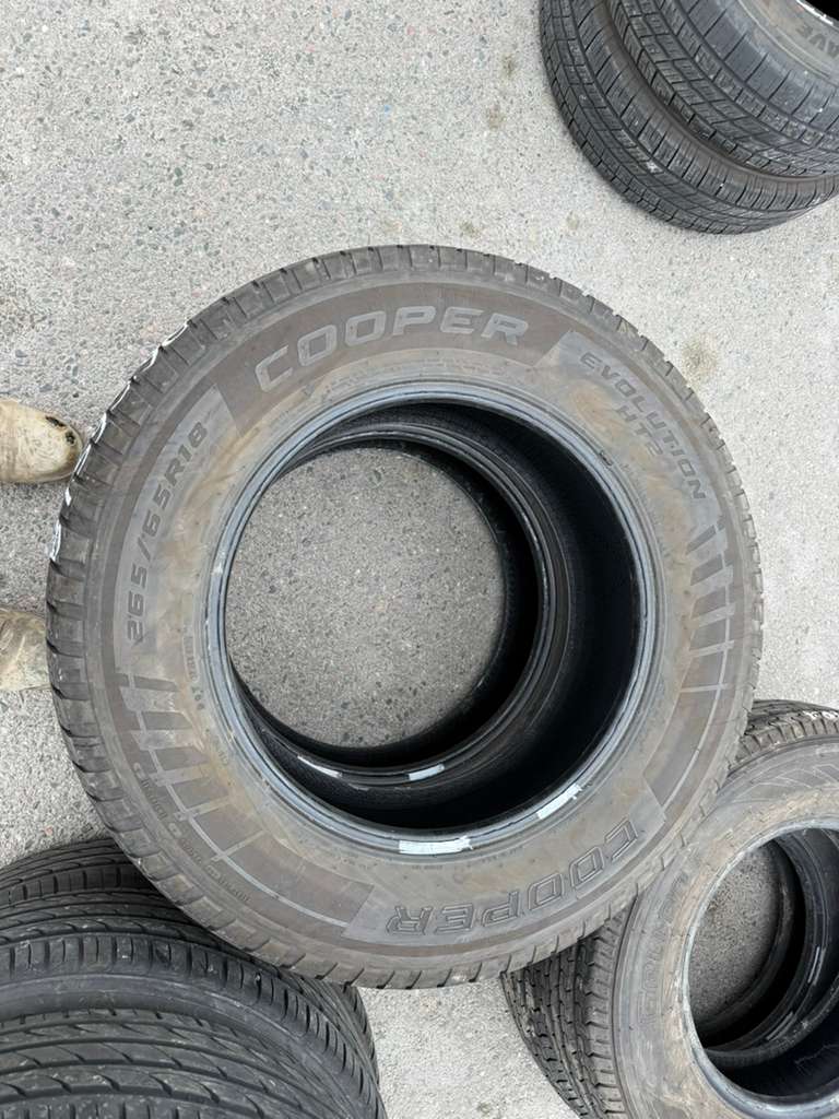 265/65R18 Pair (2 Used Tires) Cooper Evolution HT2