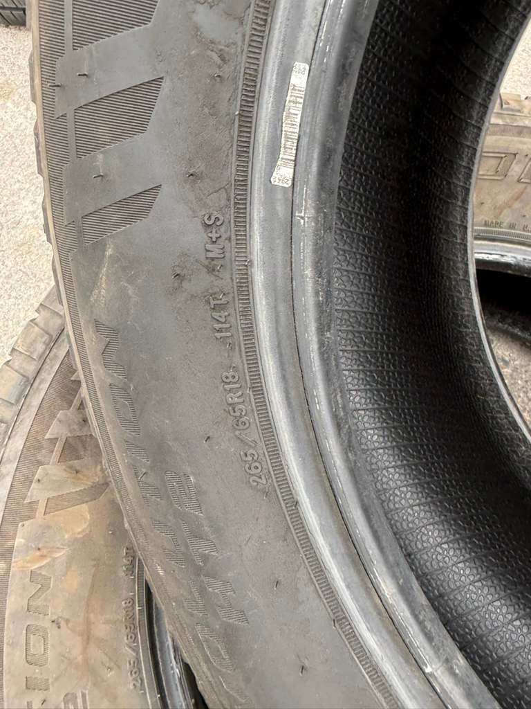 265/65R18 Pair (2 Used Tires) Cooper Evolution HT2