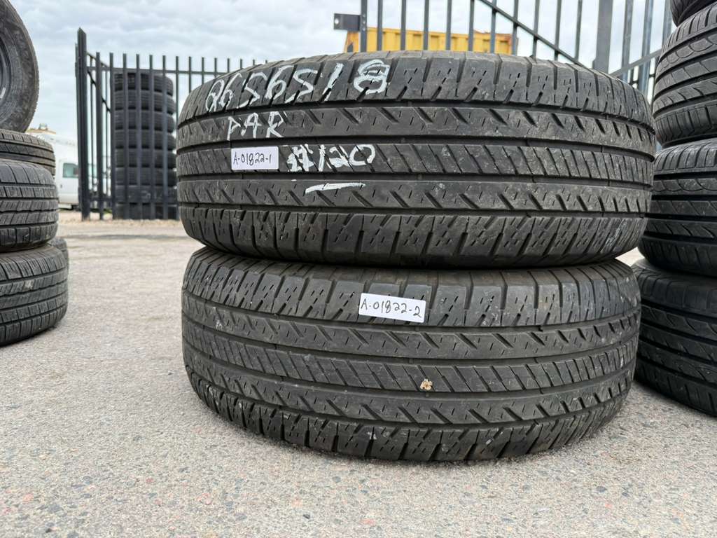 265/65R18 Pair (2 Used Tires) Cooper Evolution HT2
