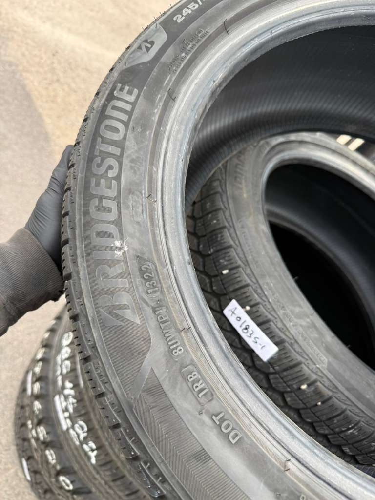 245/45R18 Pair (2 Used Tires) Bridgestone Weatherpeak