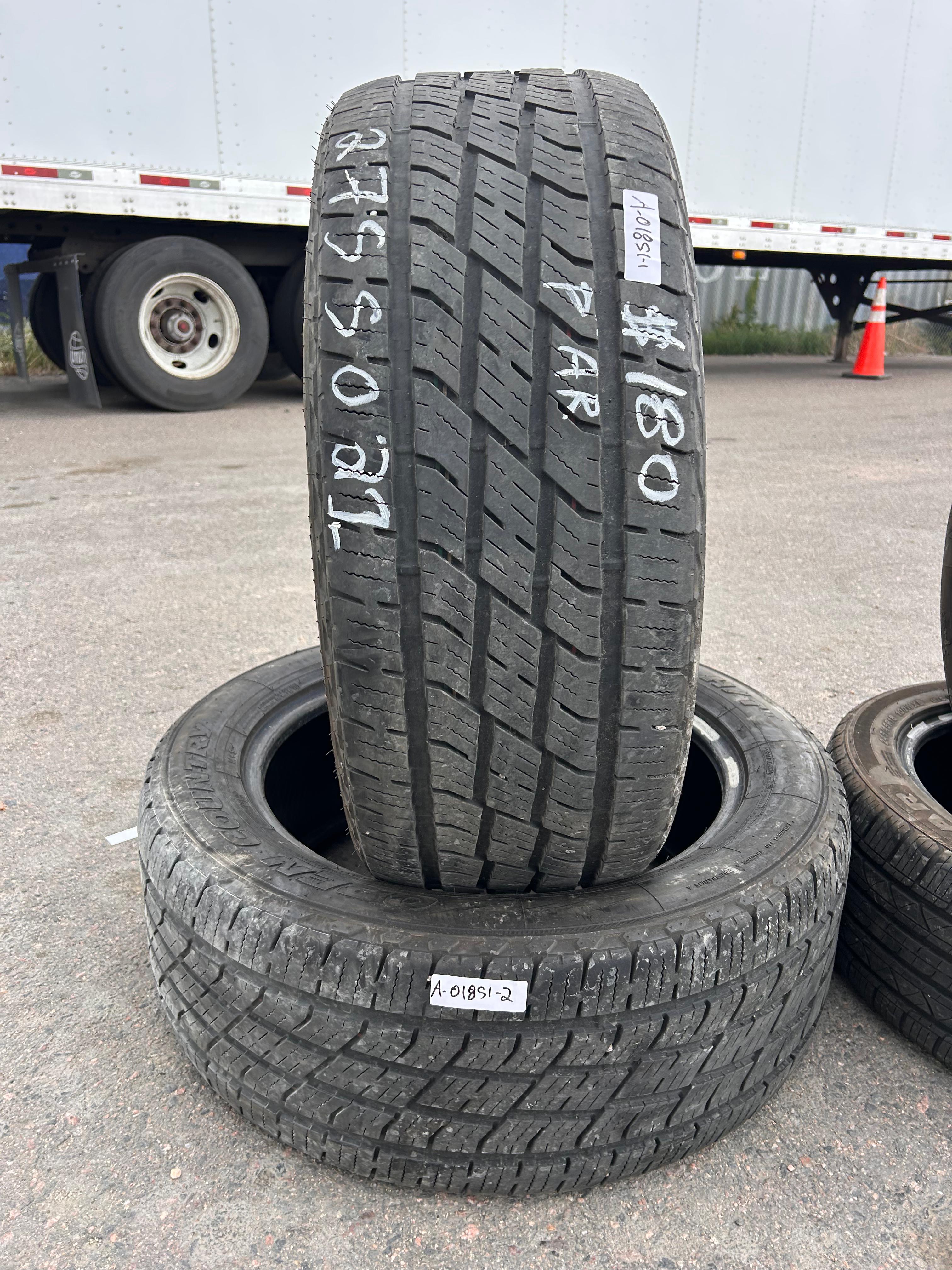 275/50R21 Pair (2 Used Tires) Toyo Open Country HT2