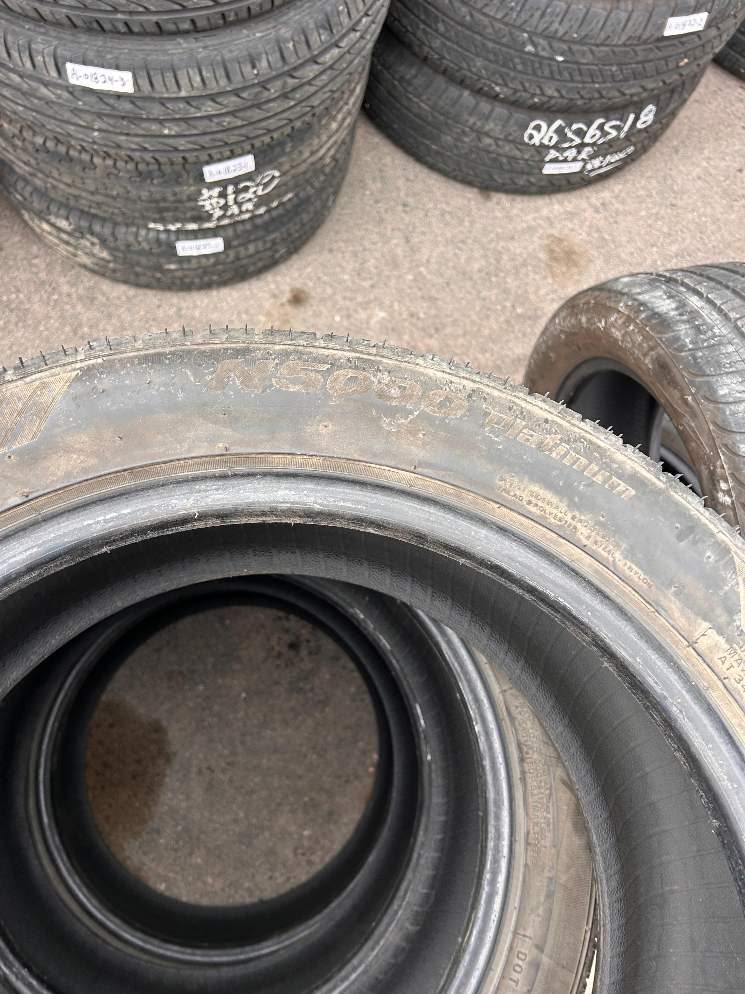 245/45R18 Set (4 Used Tires) Nexen N5000 Platinum