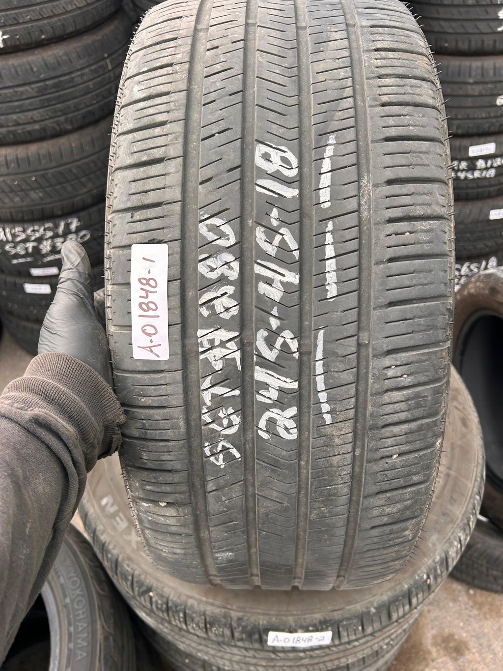 245/45R18 Set (4 Used Tires) Nexen N5000 Platinum
