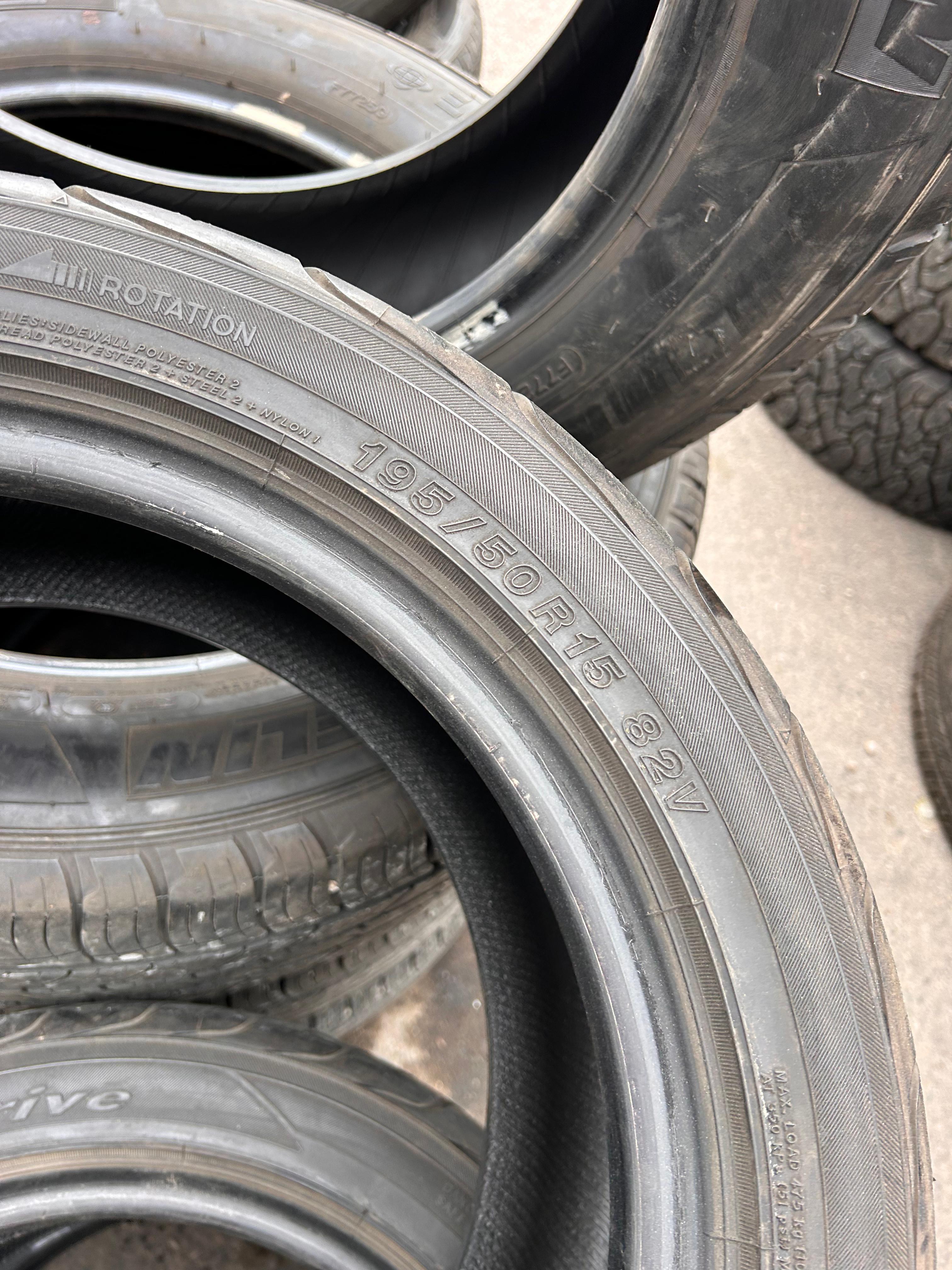 195/50R15 Set (4 Used Tires) Yokohama S Drive