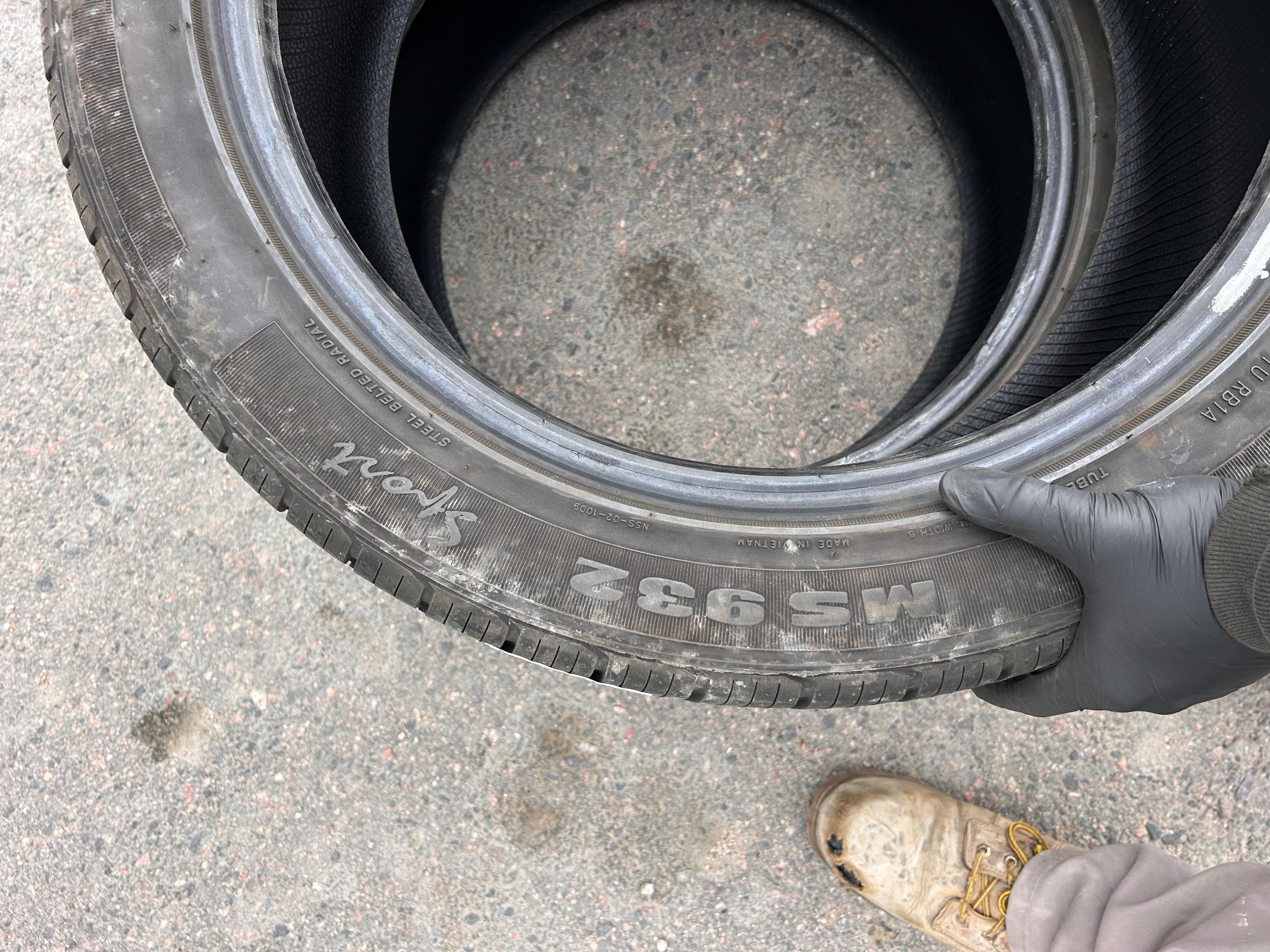 245/45R18 Pair (2 Used Tires) Milestar MS932