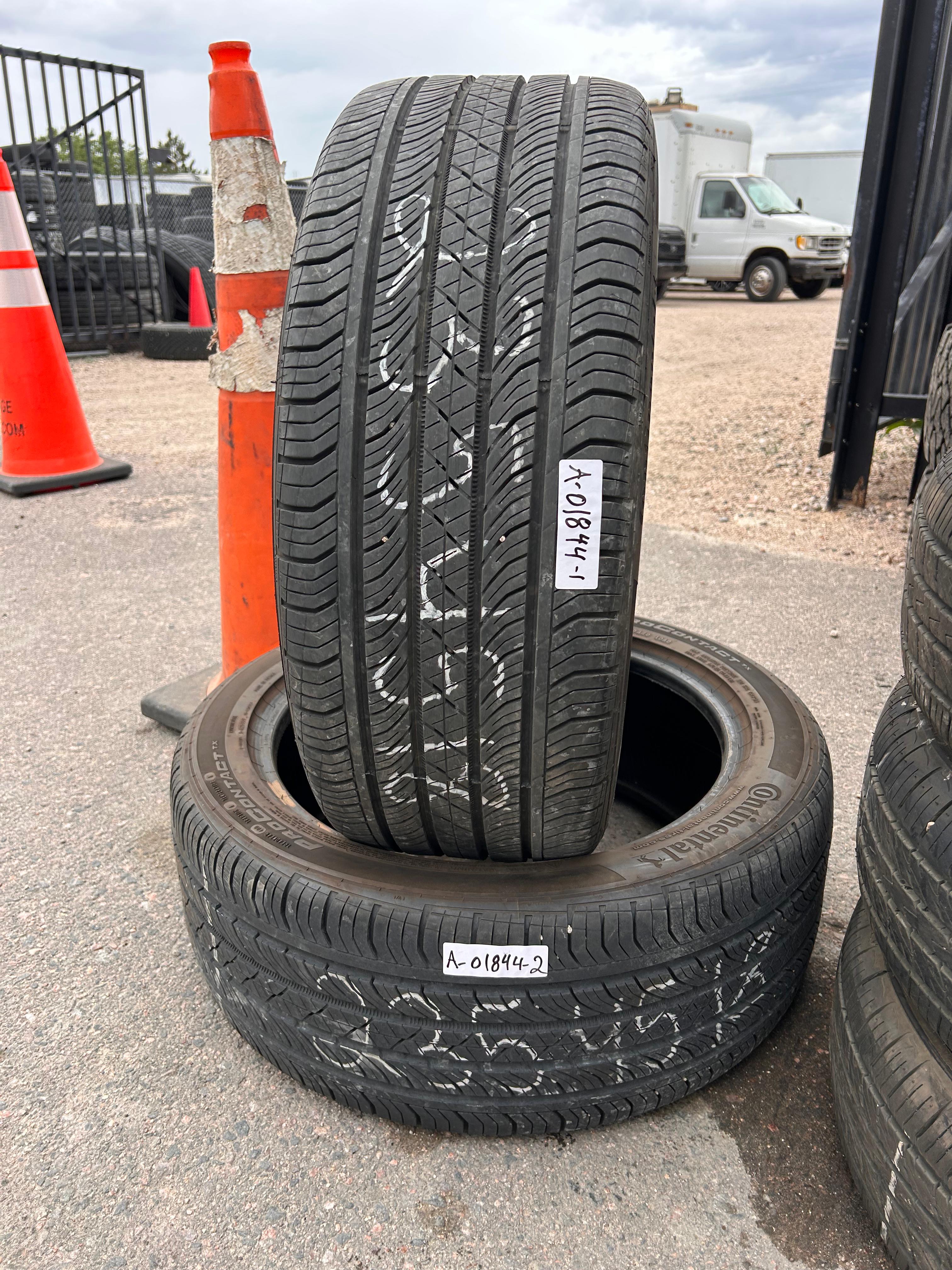 235/45R18 Pair (2 Used Tires) Continental ProContact TX