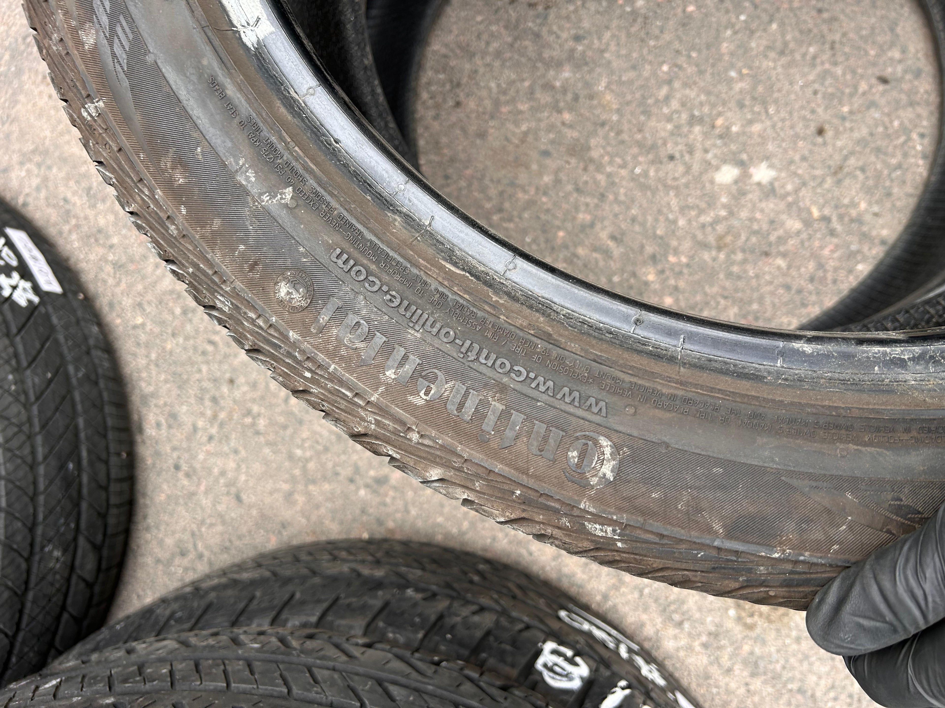 255/40R19 Pair (2 Used Tires) Continental ContiProContact
