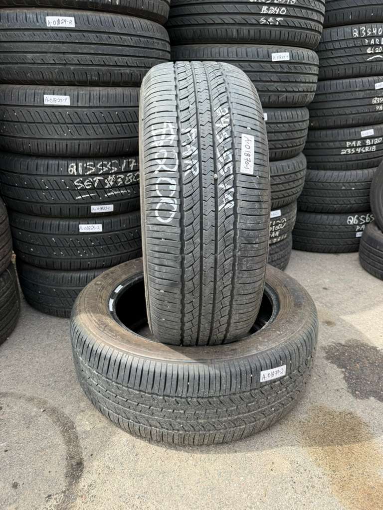 245/55R19 Pair (2 Used Tires) Toyo Open Country A20