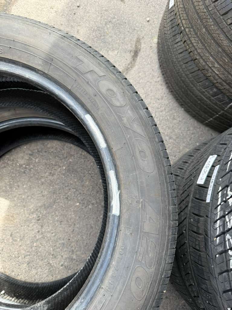 245/55R19 Pair (2 Used Tires) Toyo Open Country A20