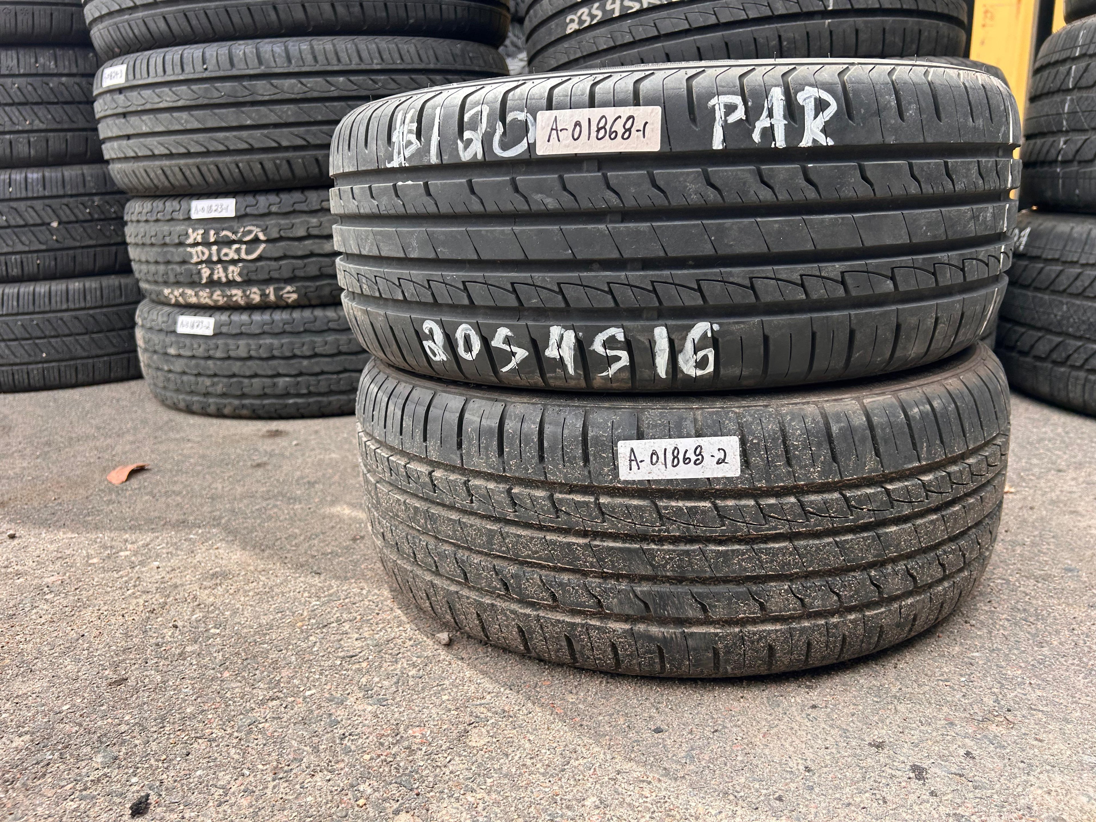 205/45R16 Pair (2 Used Tires) Ironman Imovegen2