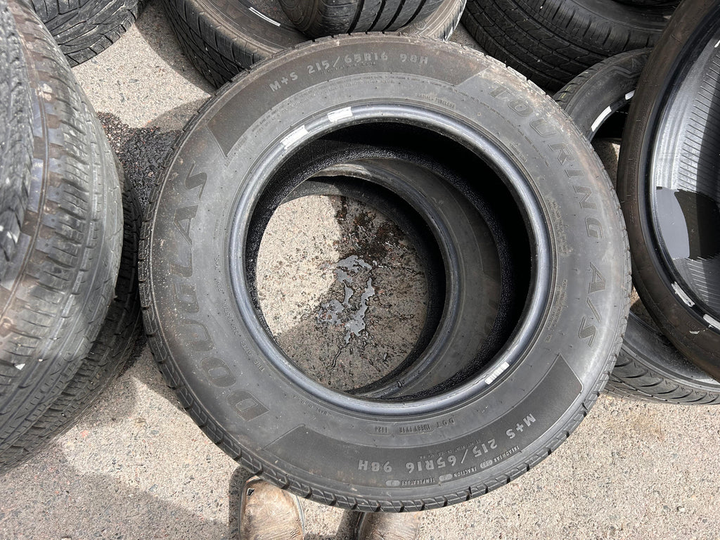 215/65R16 Pair (2 Used Tires) Douglas Touring