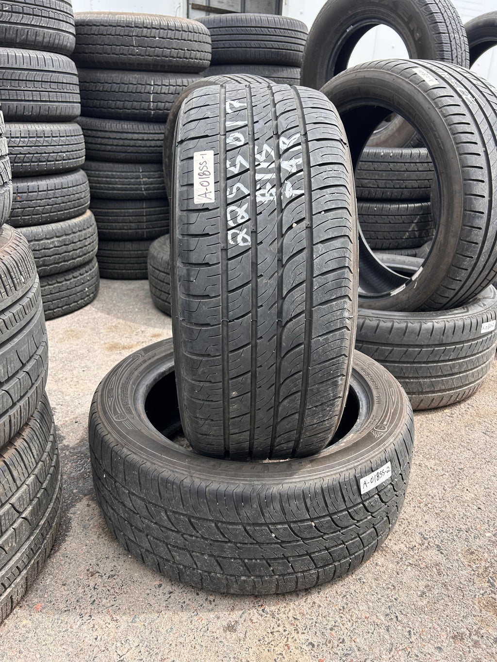 225/50R17 Pair (2 Used Tires) Dimax Radar AS-8