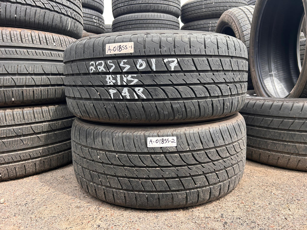 225/50R17 Pair (2 Used Tires) Dimax Radar AS-8