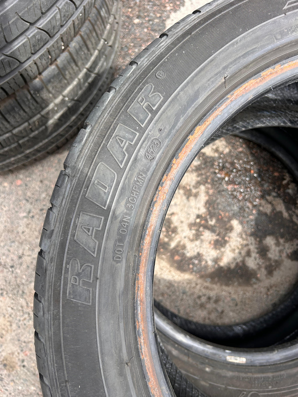 225/50R17 Pair (2 Used Tires) Dimax Radar AS-8