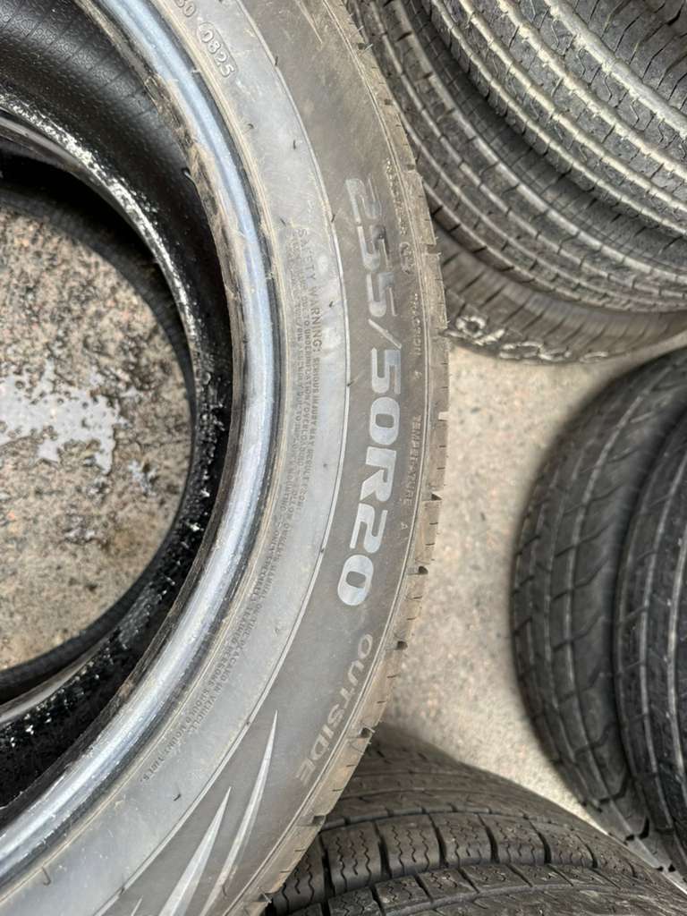 255/50R20 Pair (2 Used Tires) GTradial Max Tour LX
