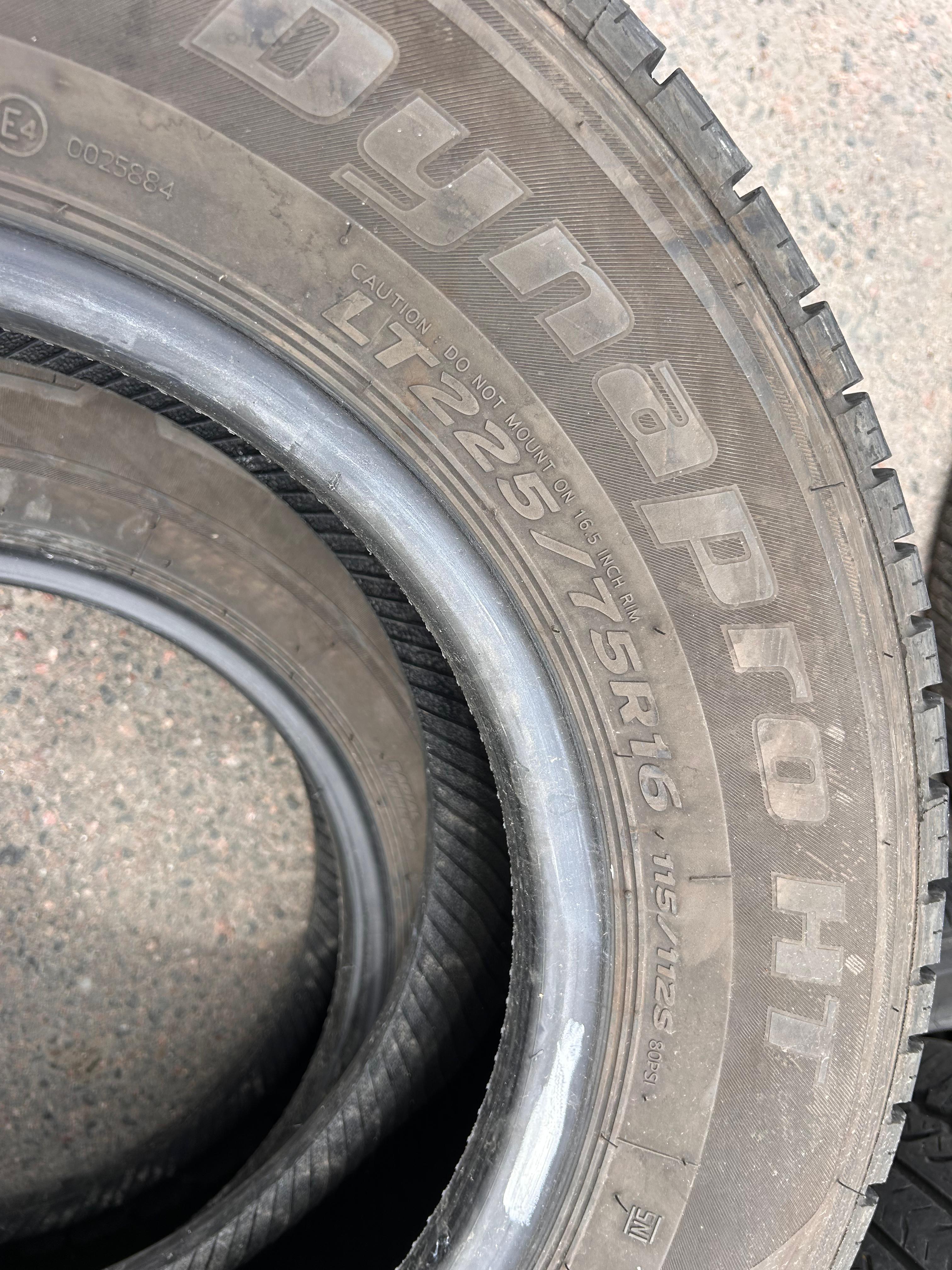 LT225/75R16 Pair (2 Line New Tires) Hankook Dynapro HT