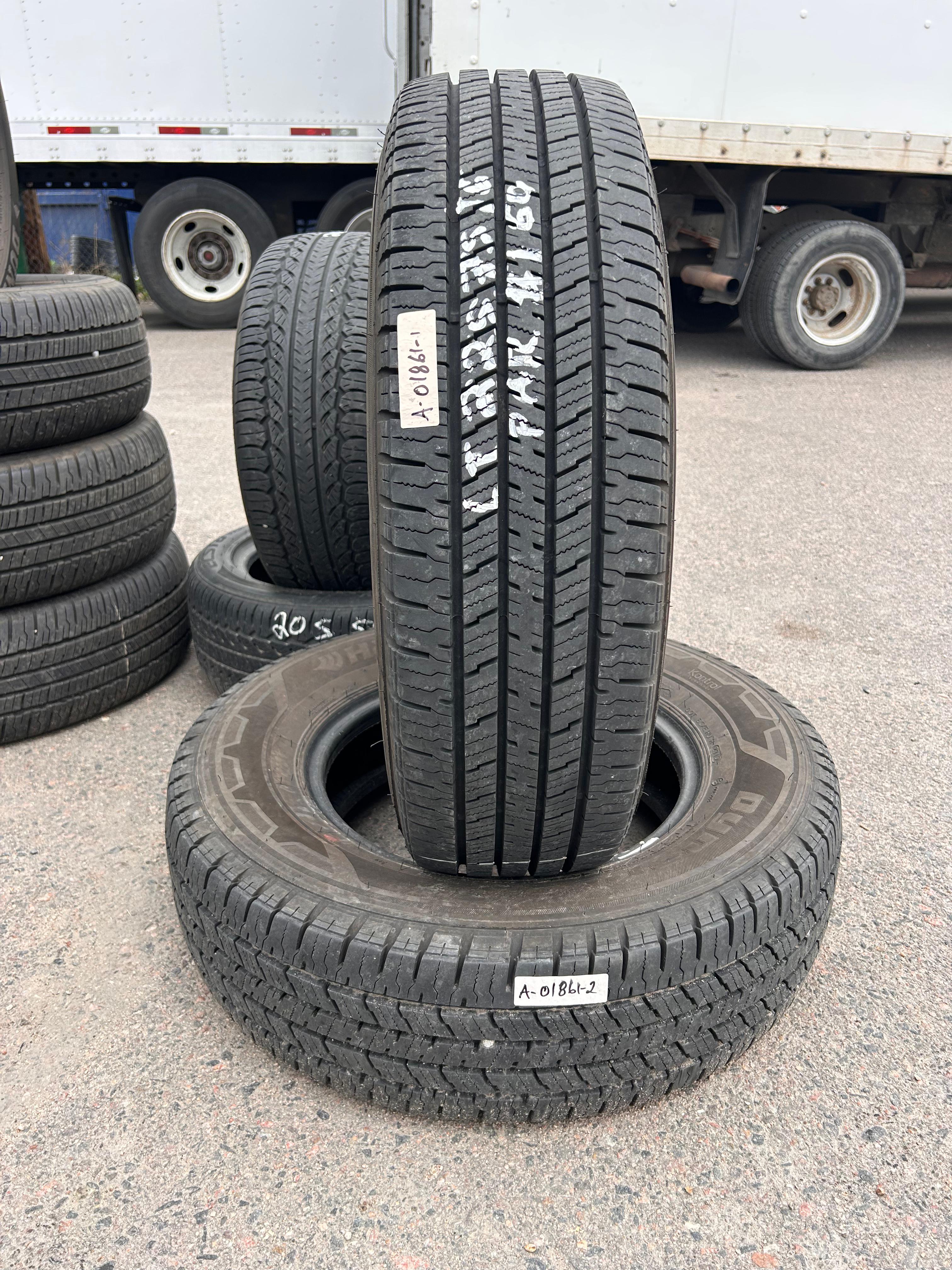 LT225/75R16 Pair (2 Line New Tires) Hankook Dynapro HT
