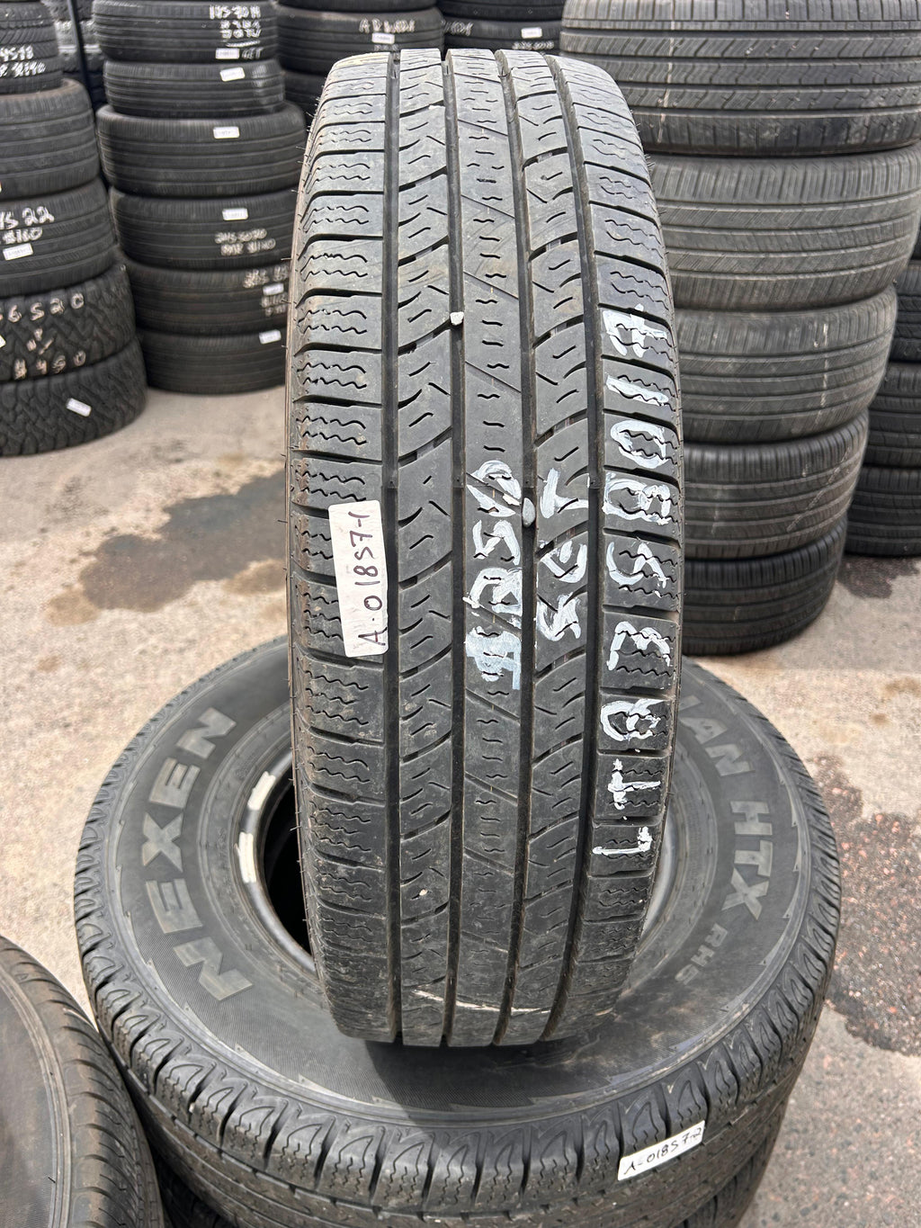 LT235/80R17 Set (4 Used Tires) Nexen Roadian HTX RH5