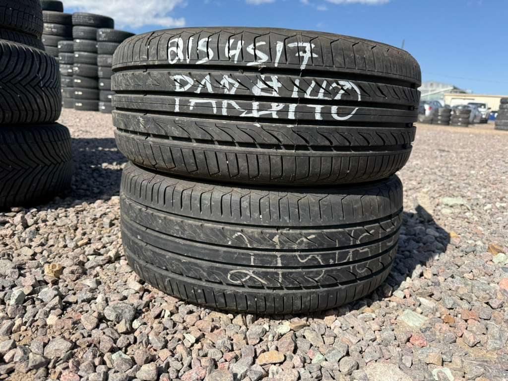 215/45R17 (2 Used Tires) Sentury UHP