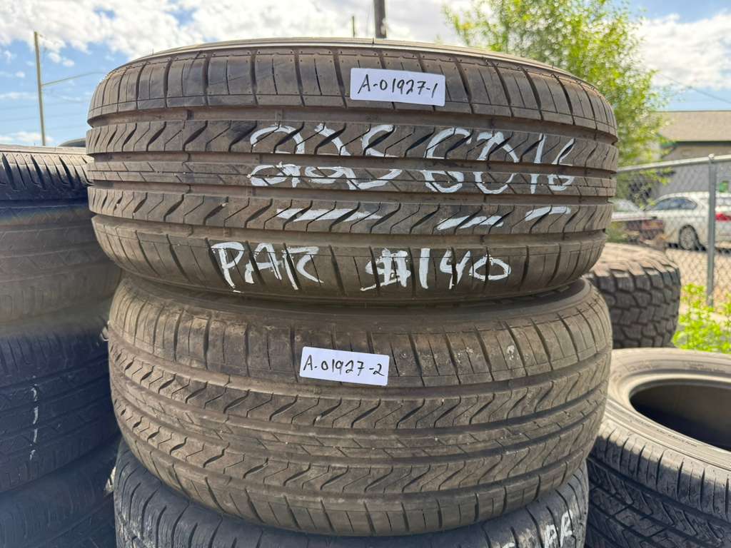 225/60R16 Pair (2 Like New Tires) Sentury Touring