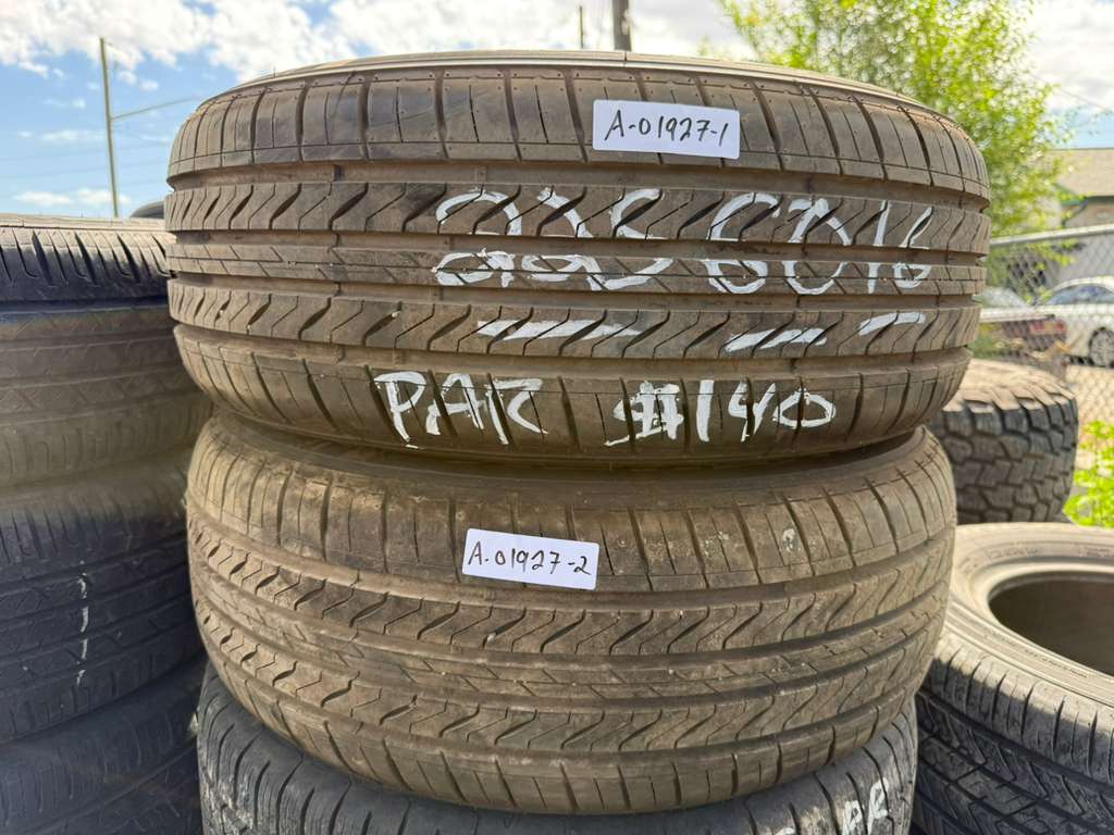 225/60R16 Pair (2 Like New Tires) Sentury Touring