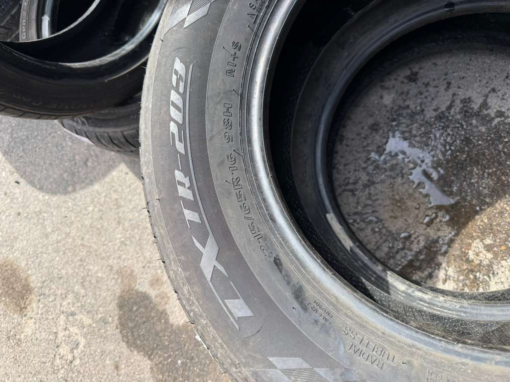 215/65R16 Pair (2 Like New Tires) Lexani LXTR 203