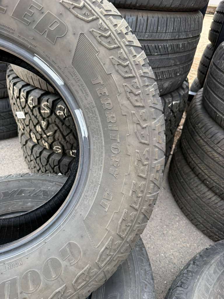 265/70R16 Pair (2 Used Tires) Goodyear Wrangler Territory AT
