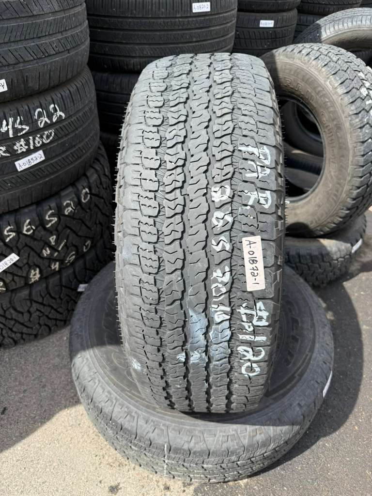 265/70R16 Pair (2 Used Tires) Goodyear Wrangler Territory AT