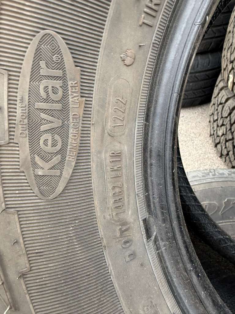 265/70R16 Pair (2 Used Tires) Goodyear Wrangler Territory AT