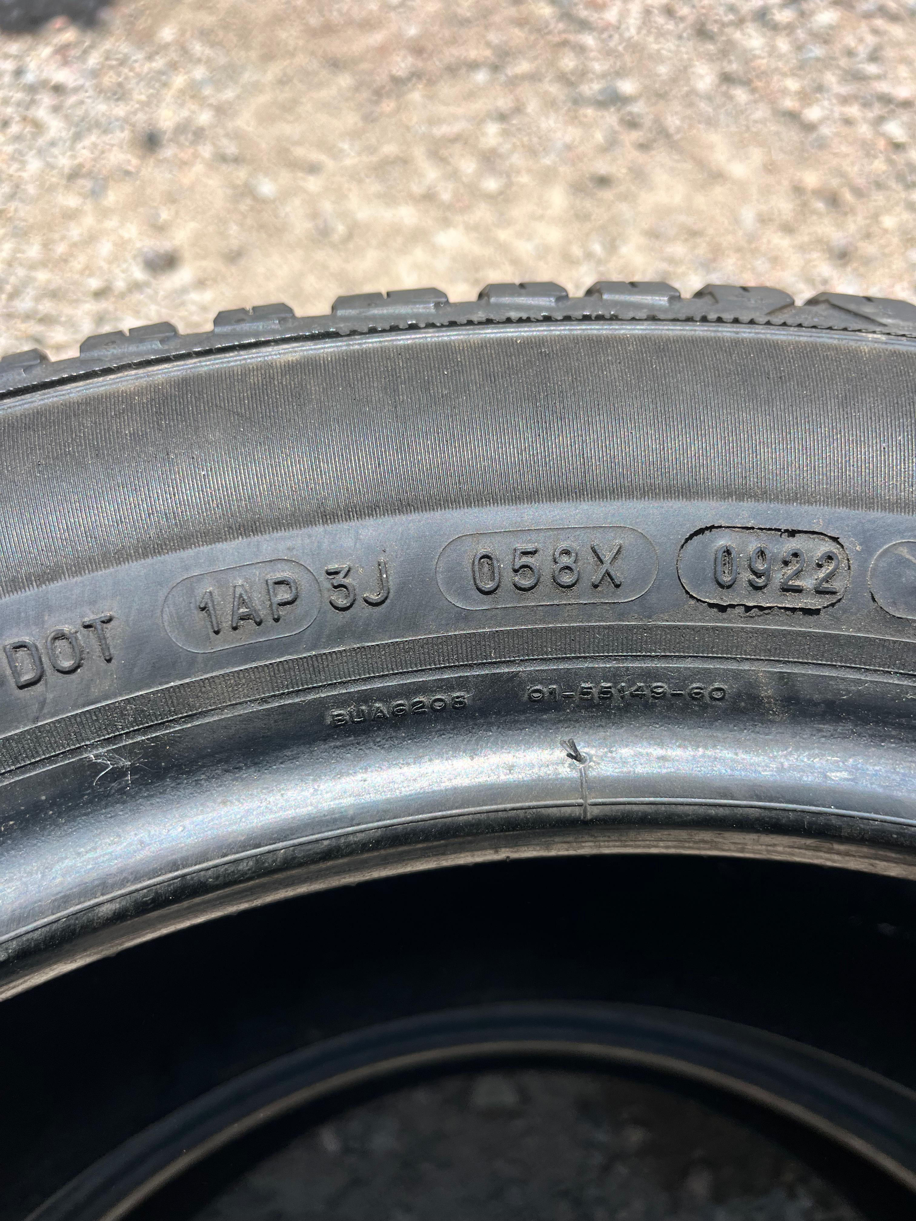 235/55R18 Pair (2 Used Tires) Michelin Cross Climate 2