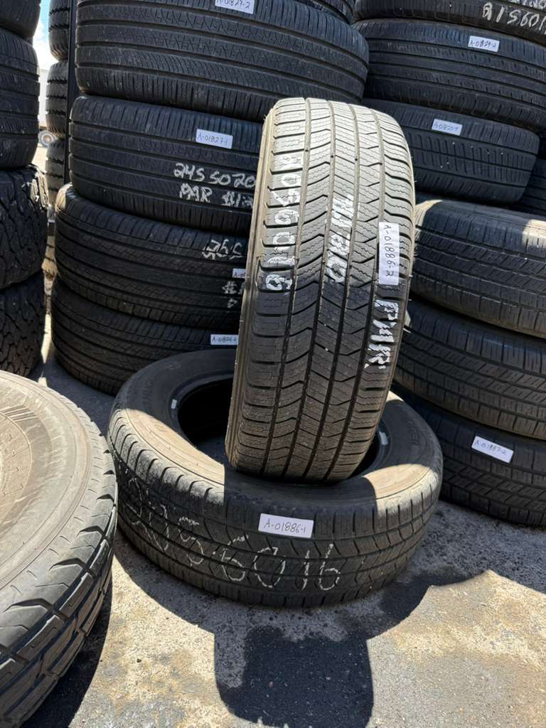 205/60R16 Pair (2 Used Tires) Road Hugger GTP AS02