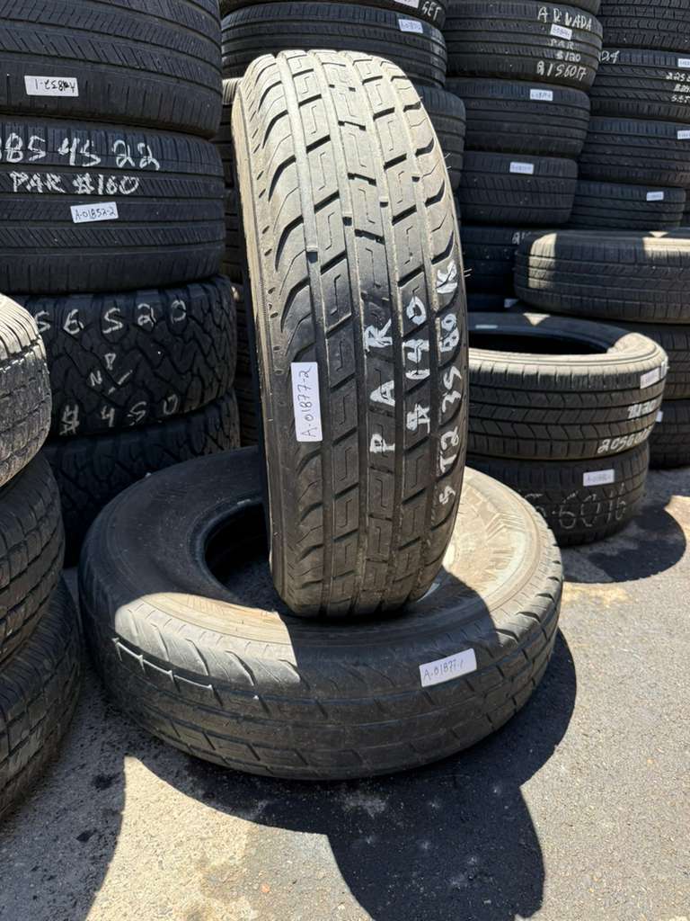 ST235/80R16 Pair (2 Used Tires) Transporter ST Radial