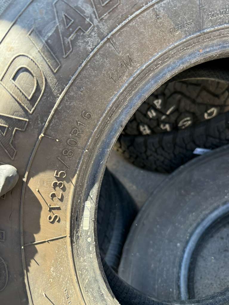ST235/80R16 Pair (2 Used Tires) Transporter ST Radial
