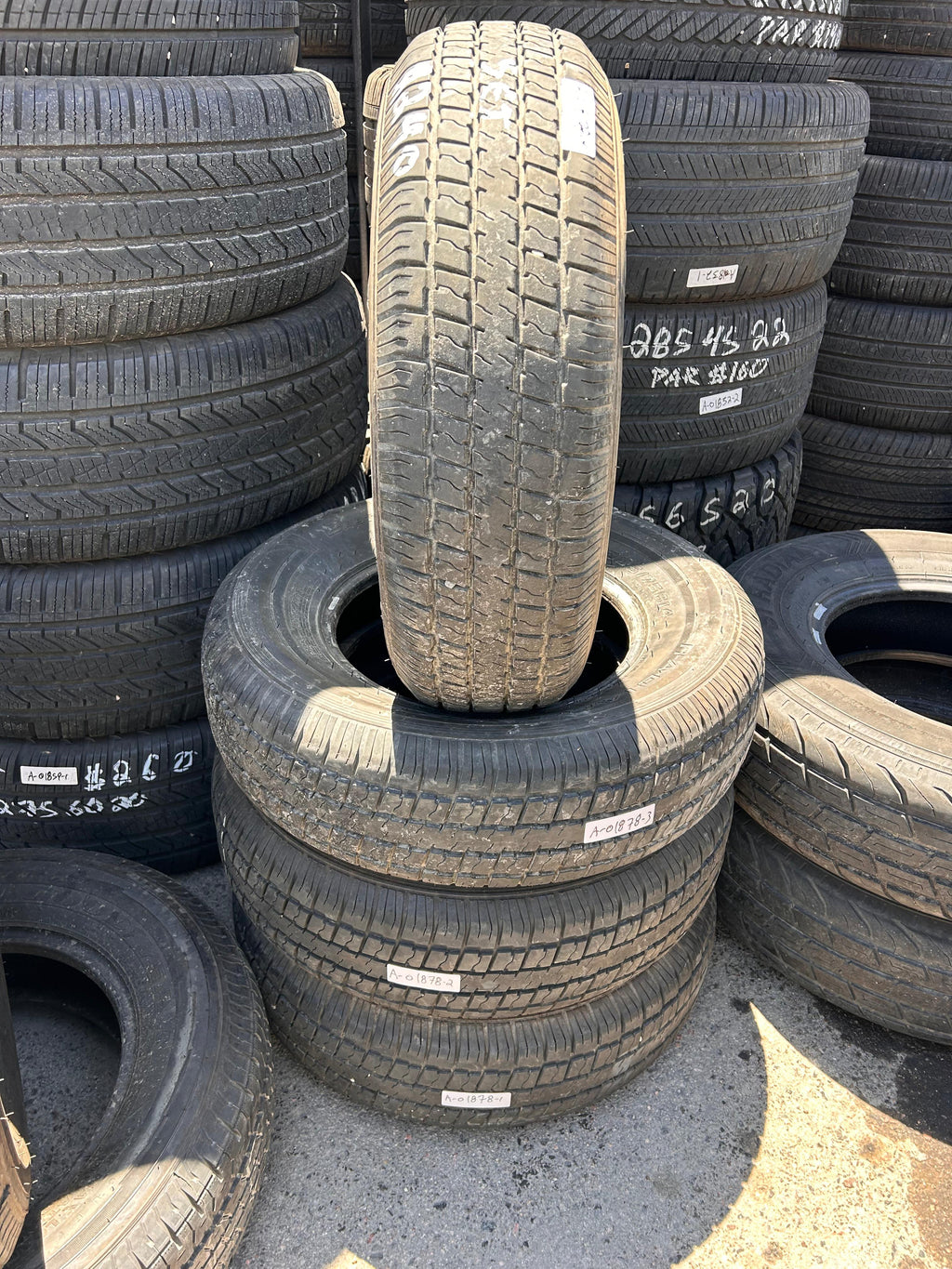 ST205/75R14 Set (4 Used Tires) Castle Rock Radial ST226