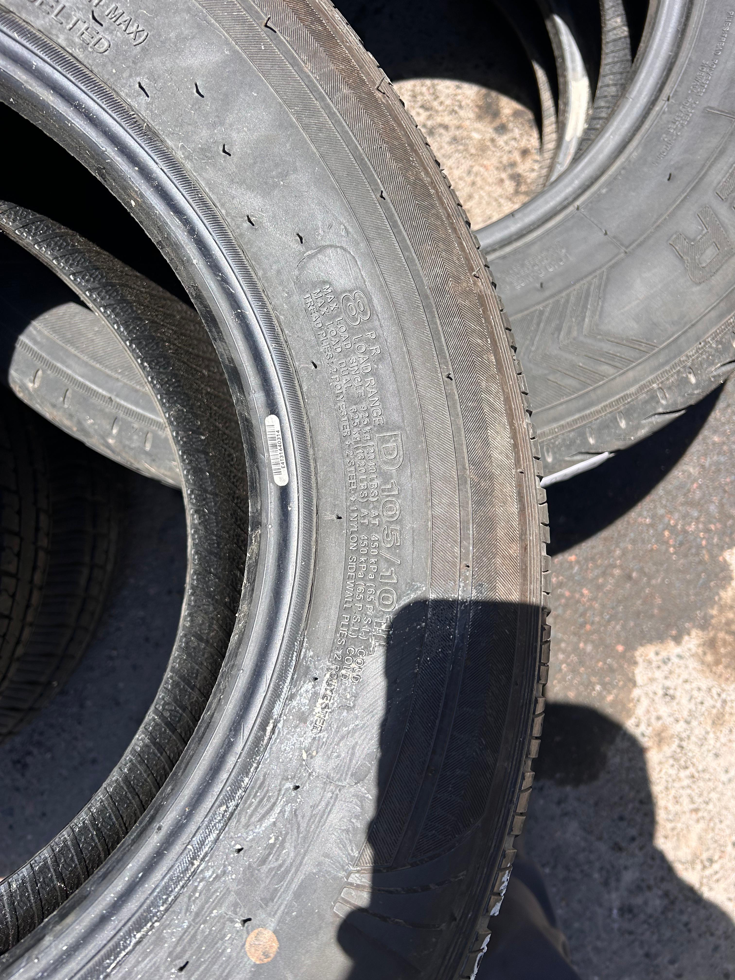 ST205/75R14 Set (4 Used Tires) Castle Rock Radial ST226