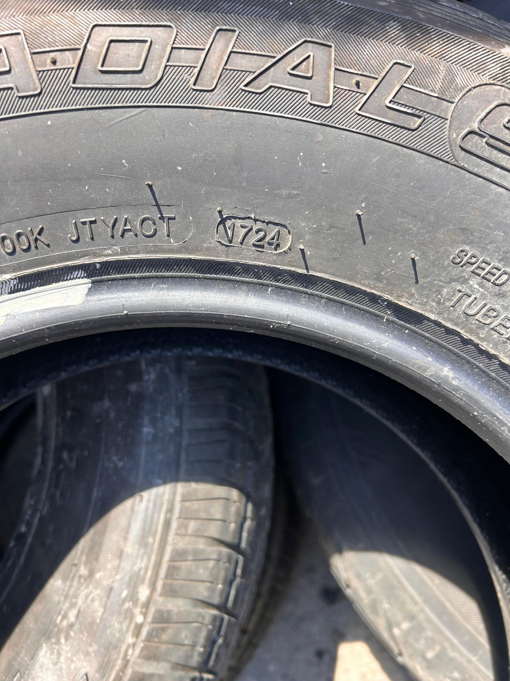 ST205/75R14 Set (4 Used Tires) Castle Rock Radial ST226