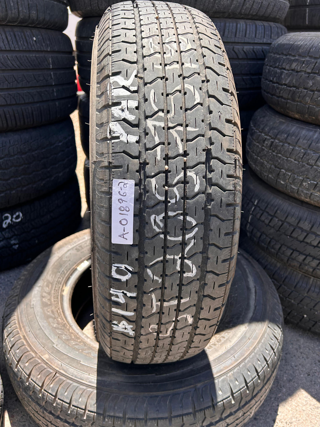 ST205/75R15 Pair (2 Used Tires) Goodyear Endurance