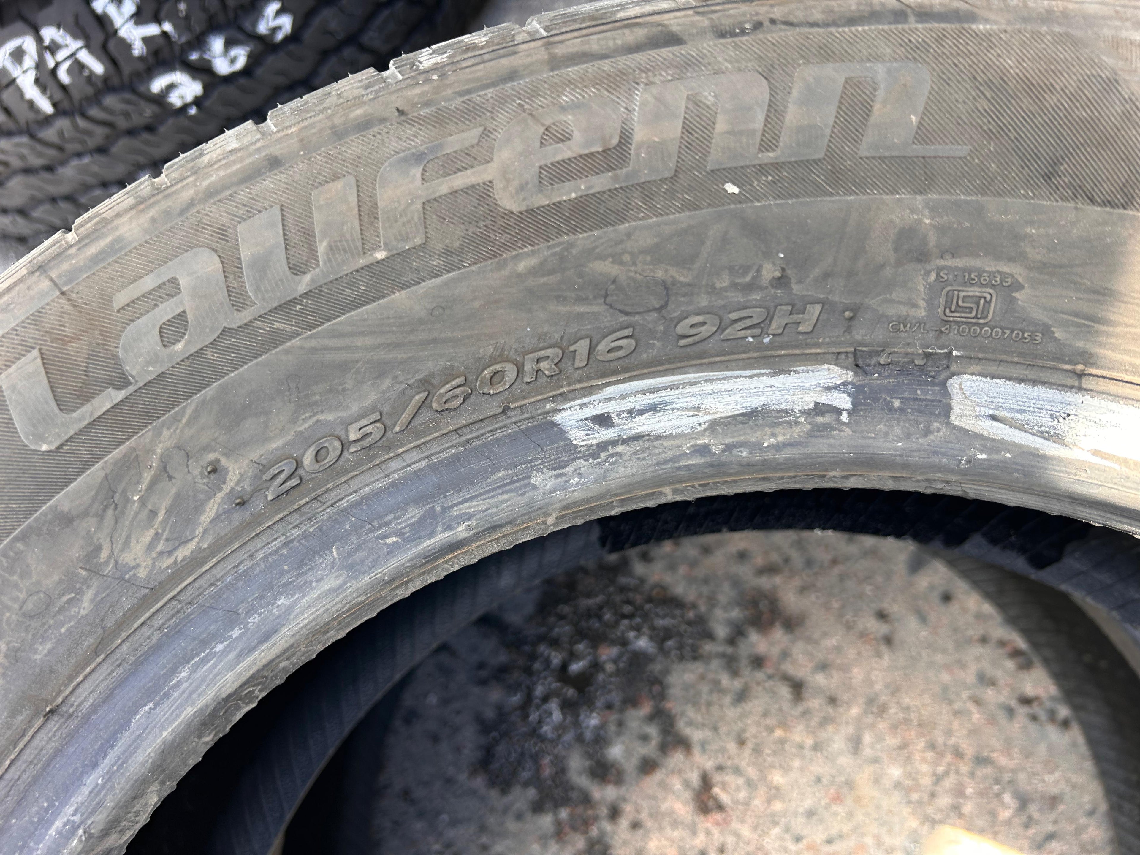 205/60R16 Pair (2 Used Tires) Laufenn G Fit AS