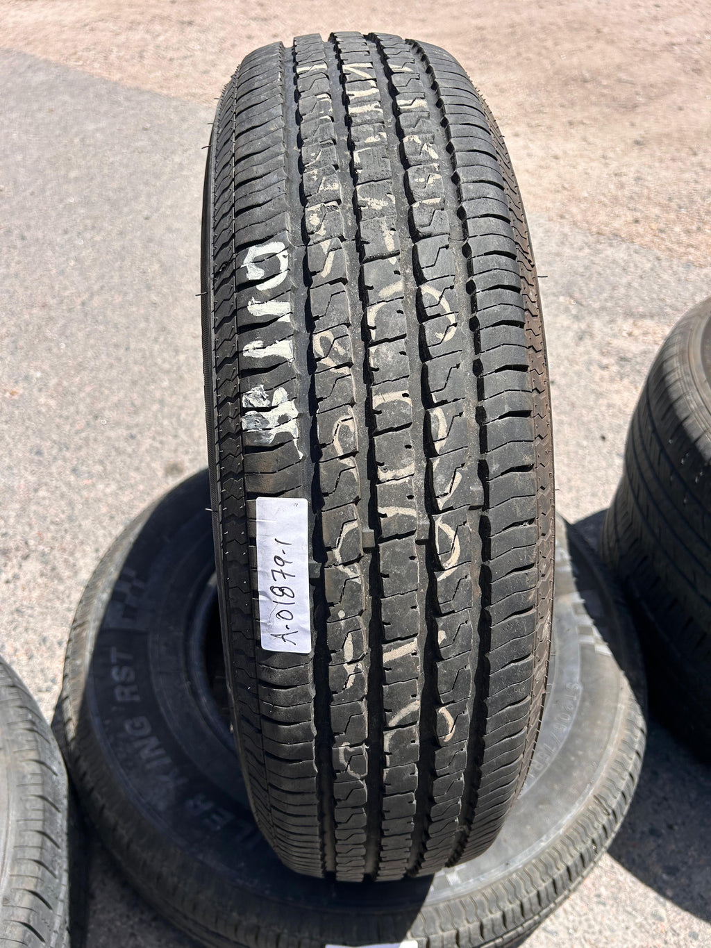 ST205/75R14 Pair (2 Used Tires) Trailer King RST