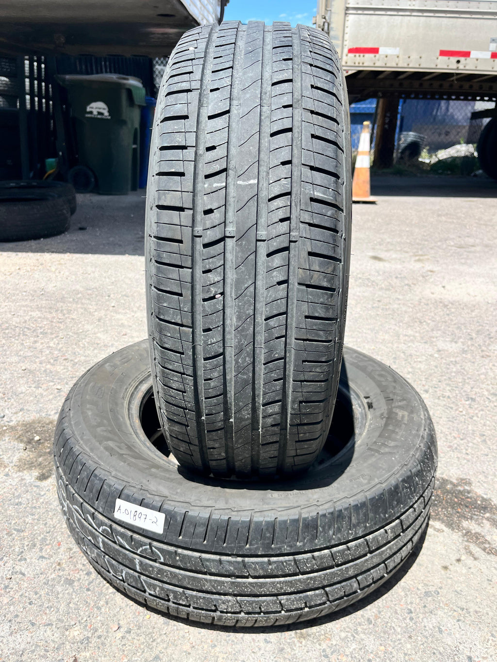 225/65R16 Pair (2 Used Tires) Mastercraft Stratus AS