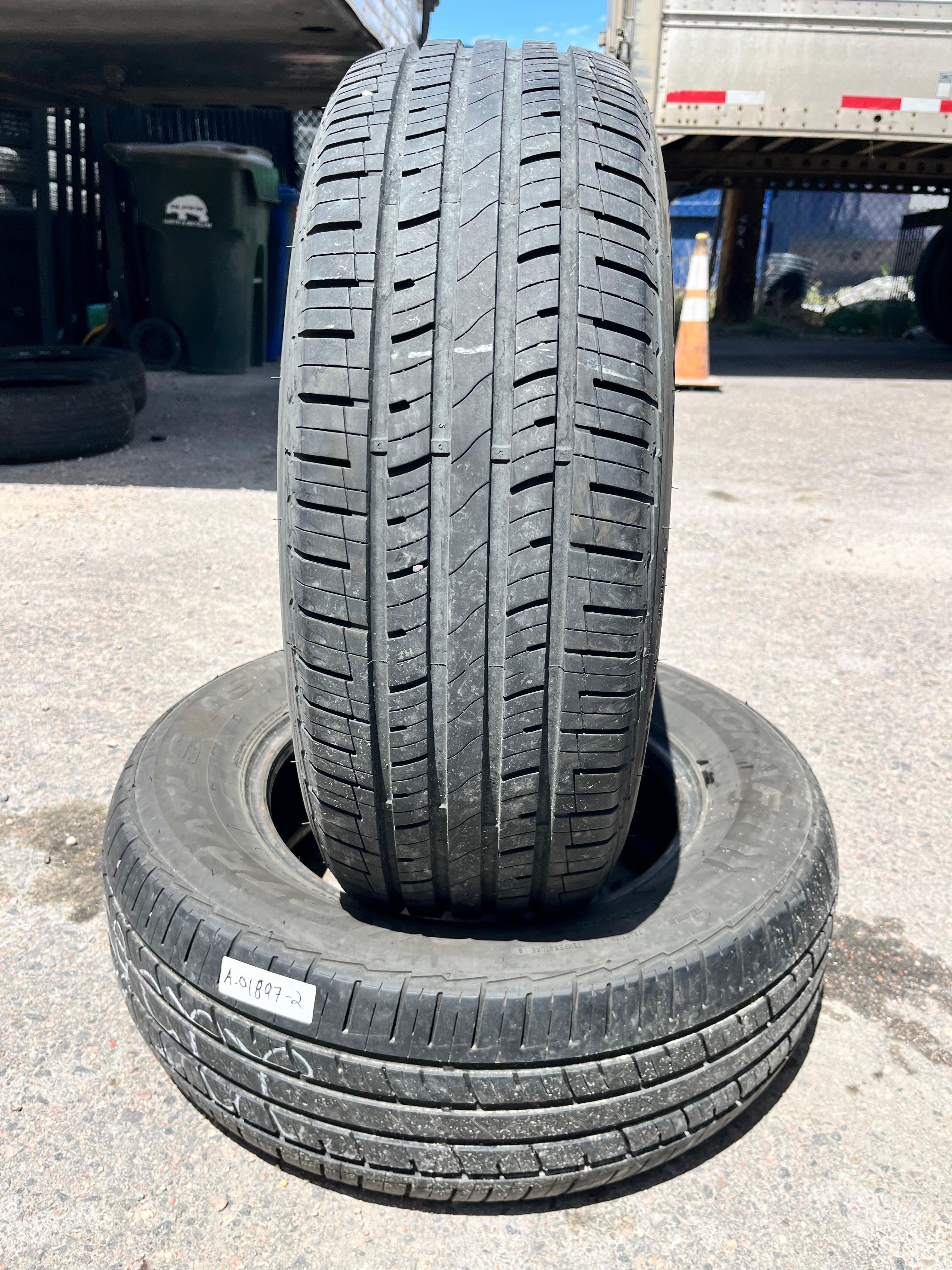 225/65R16 Pair (2 Used Tires) Mastercraft Stratus AS