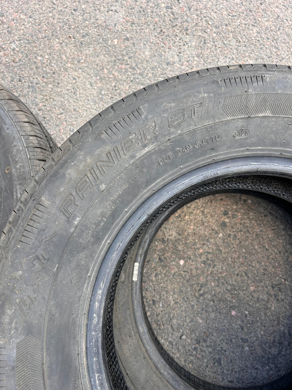 ST205/75R15 Pair (2 Used Tires) Rainer ST