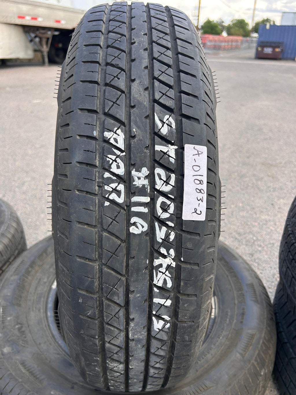 ST205/75R15 Pair (2 Used Tires) Rainer ST