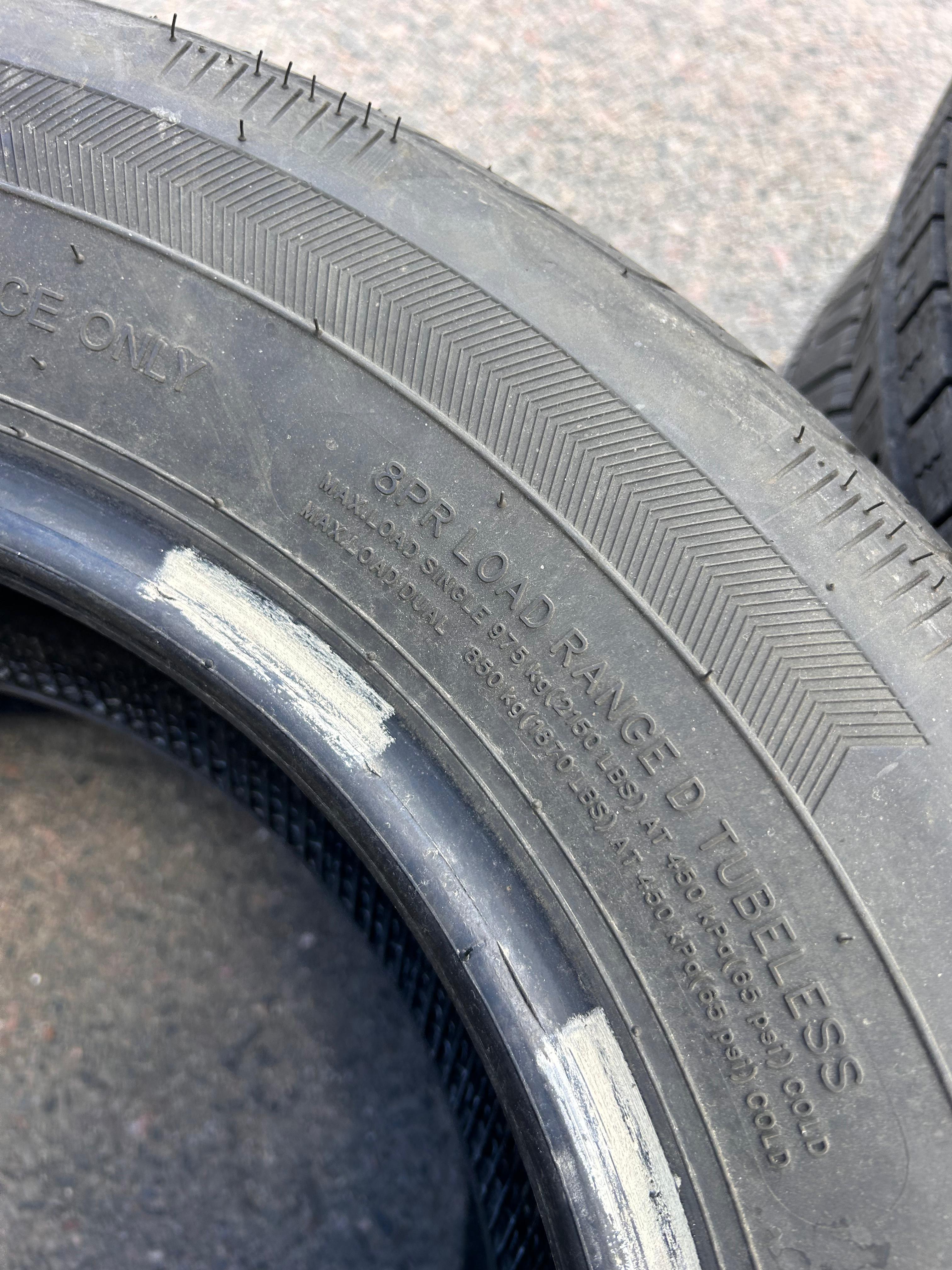 ST205/75R15 Pair (2 Used Tires) Rainer ST