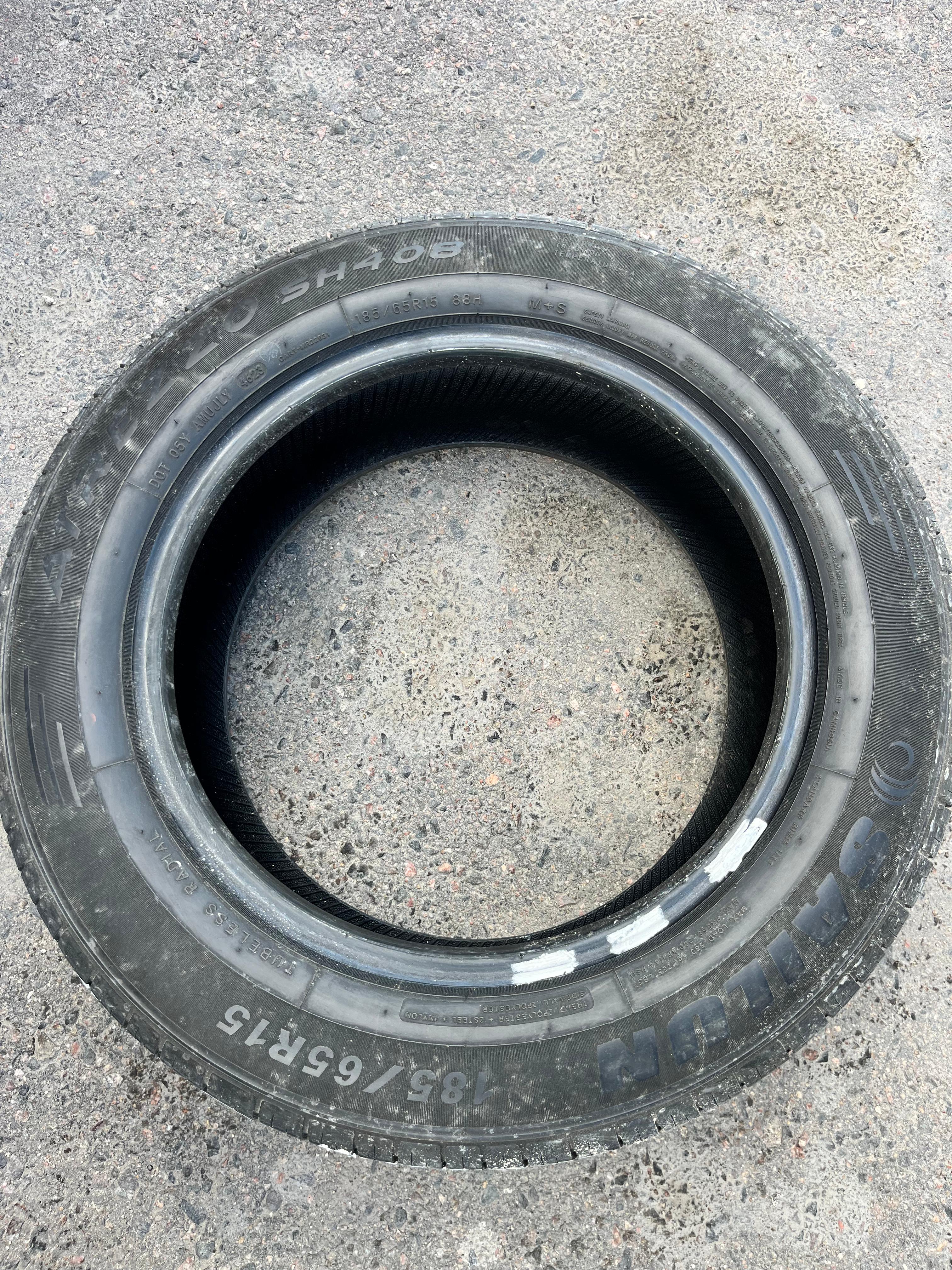 185/65R15 (3 Used Tires) Sailun Atrezzo SH408