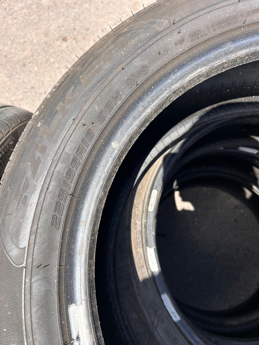 225/55R18 Set (4 Used Tires) Falken Ziex ZE001