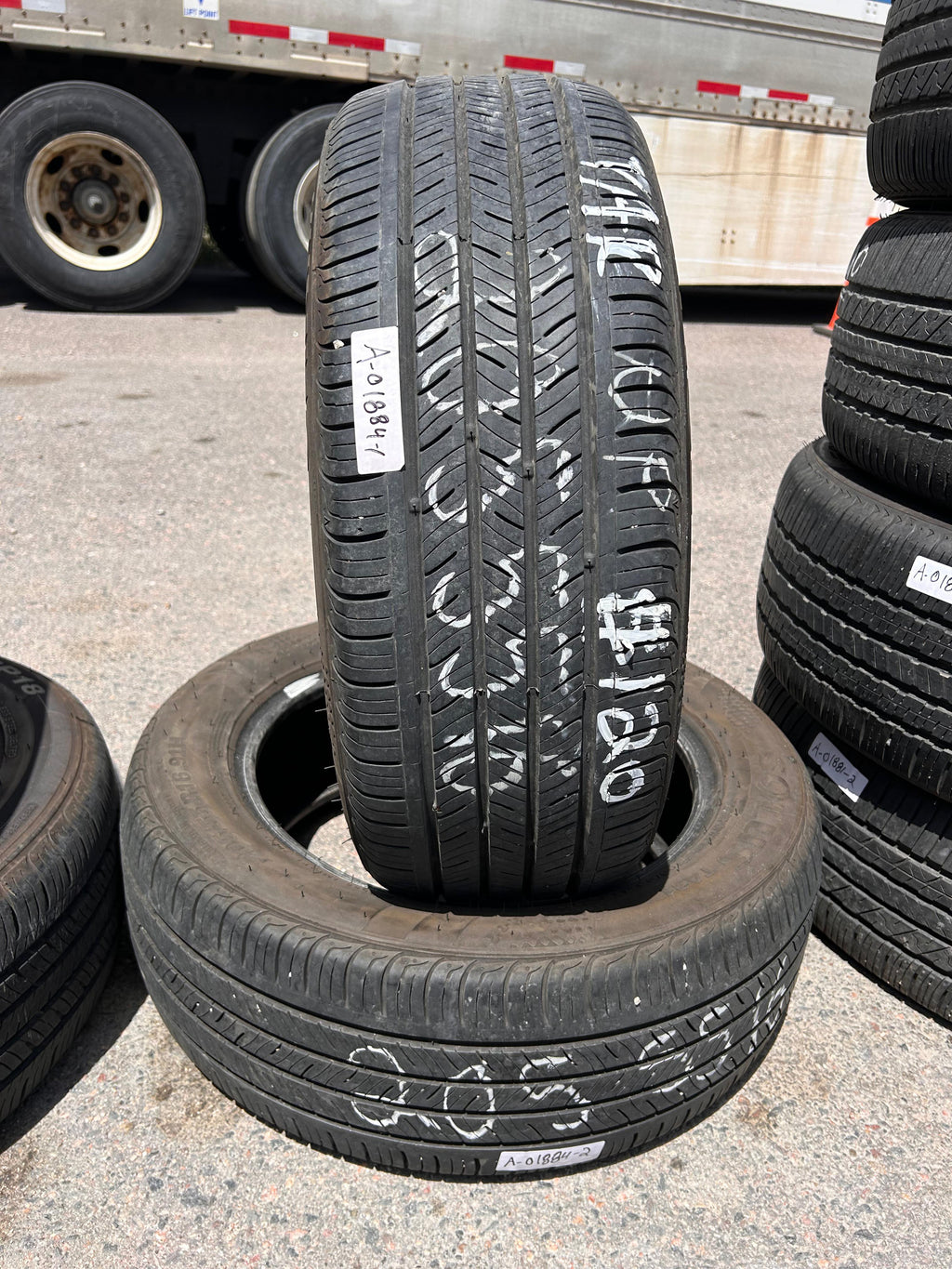205/55R16 Pair (2 Used Tires) Kumho Solus TA31