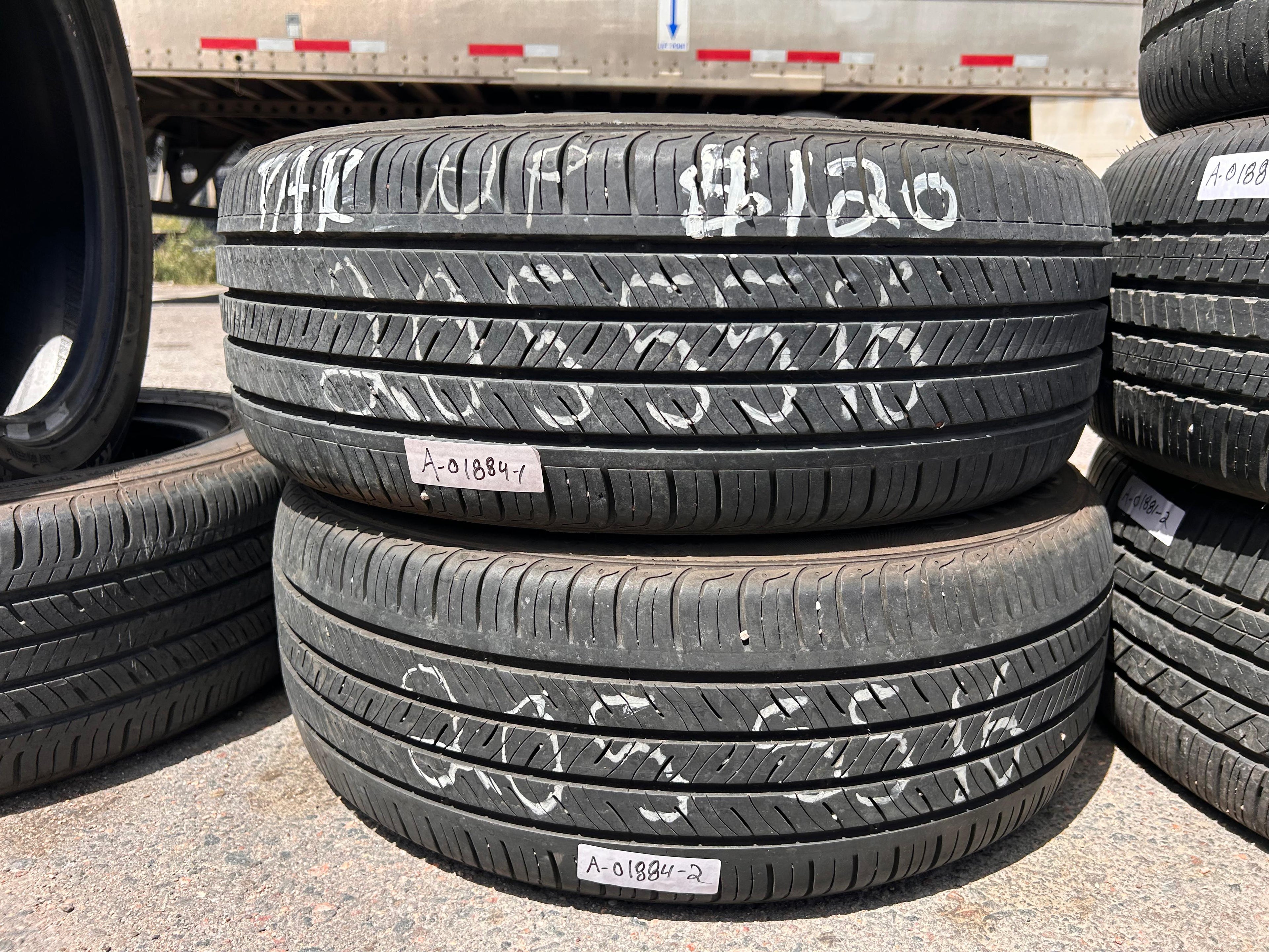 205/55R16 Pair (2 Used Tires) Kumho Solus TA31