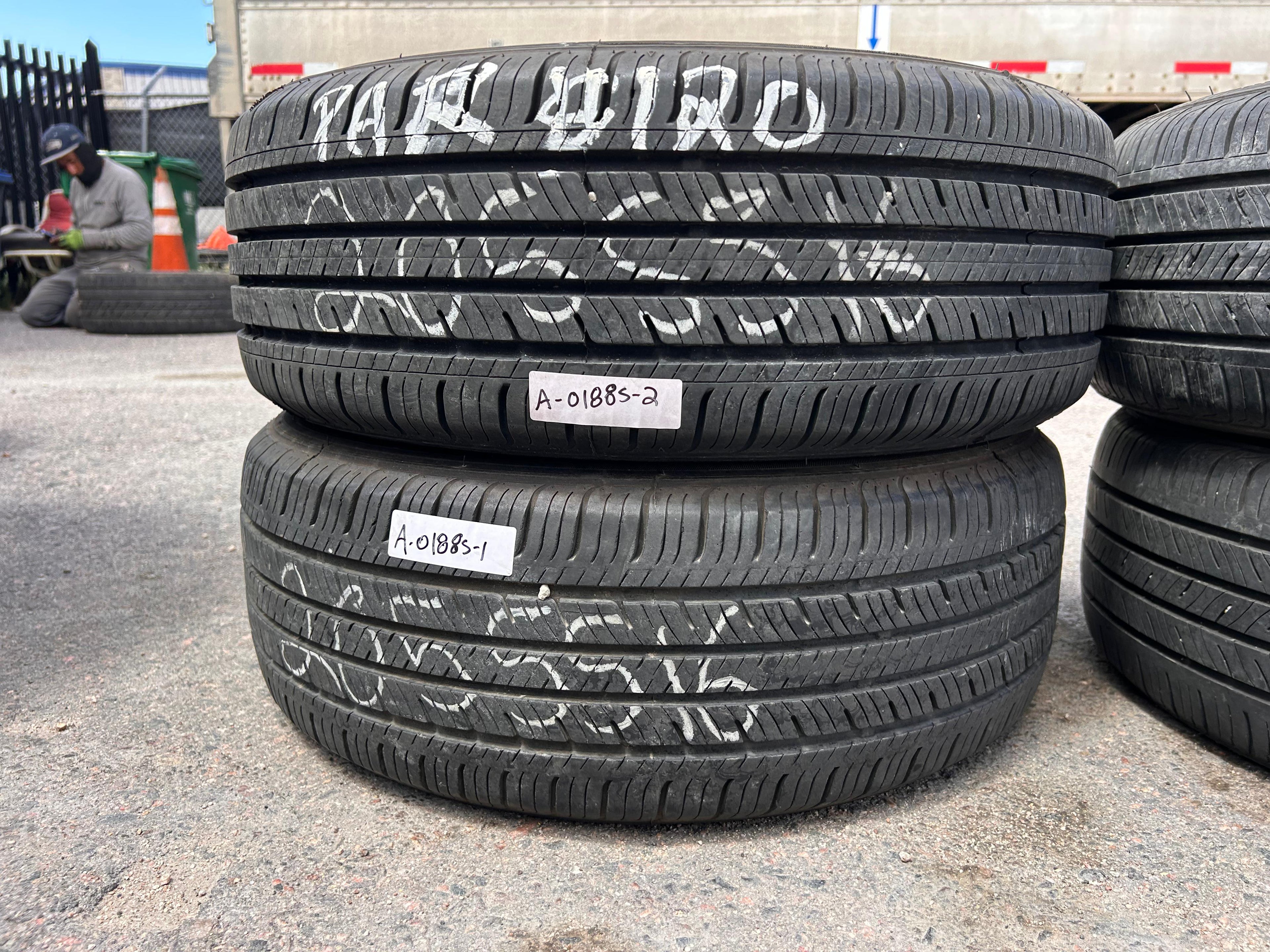 205/55R16 Pair (2 Used Tires) Westlake Radial RP18