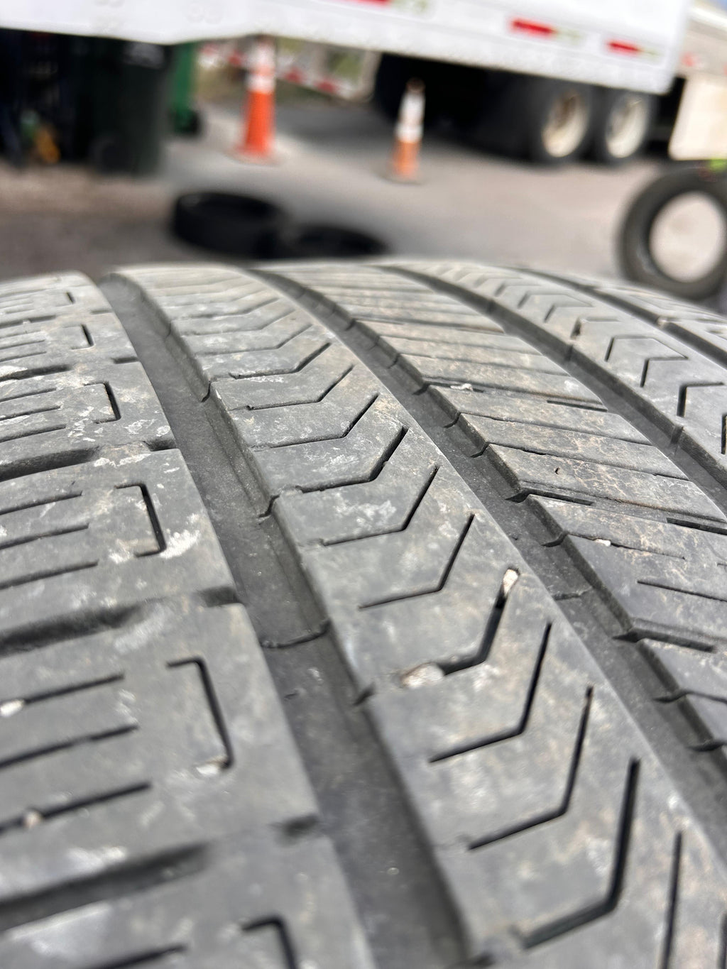 275/45R22 (3 Used Tires) Continental Cross Contact RX